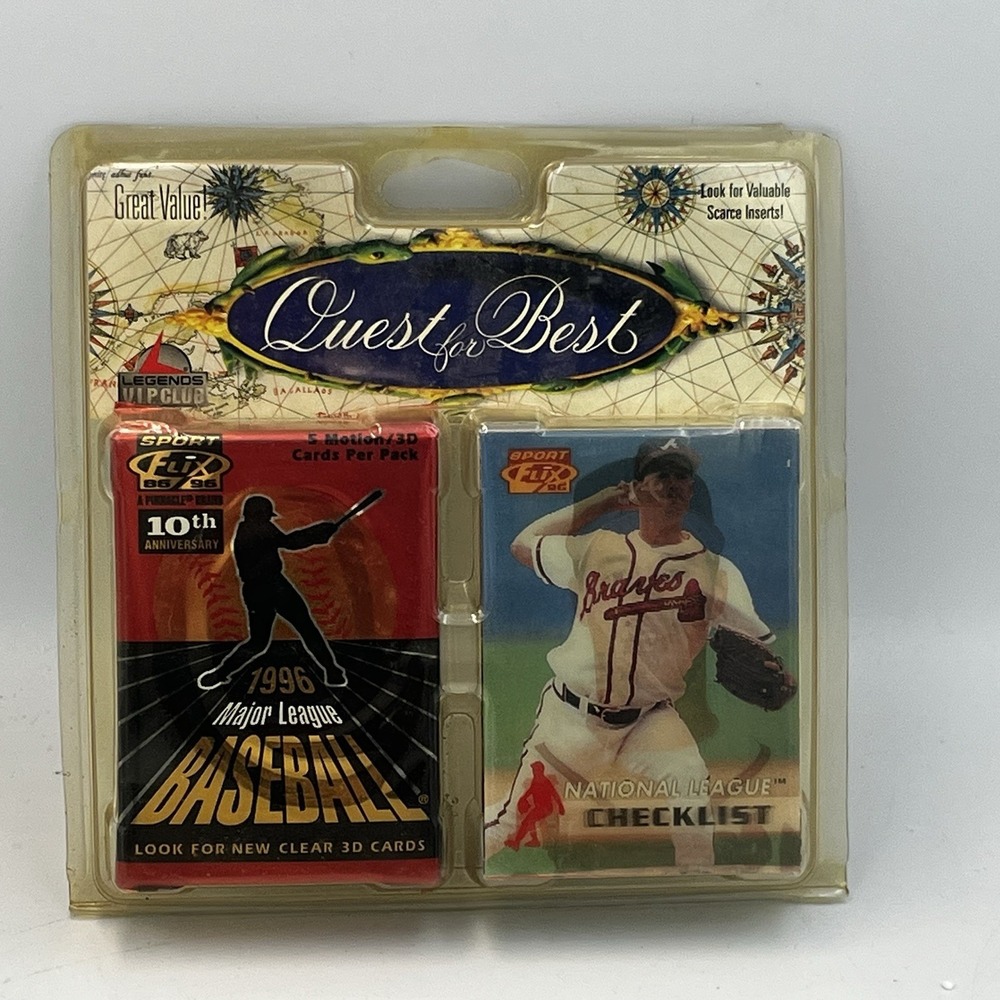 Quest for Best Legends VIP Baseball Card Pack Sealed w/ Packs and Cards